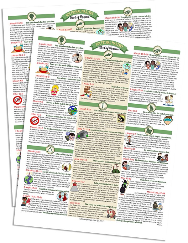 Book of Mormon Doctrinal Mastery at a Glance